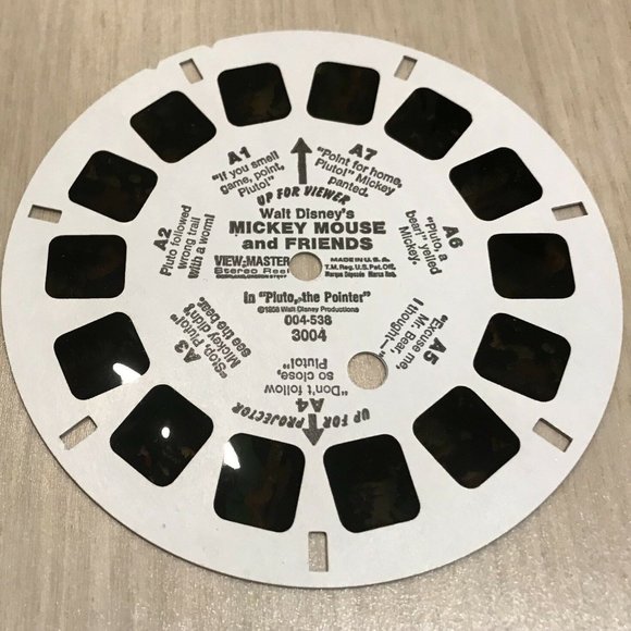 Disney Other - VINTAGE Disney Mickey Mouse Viewmaster Reels 1958